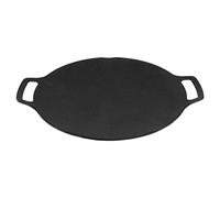 Poêle à Griller De Style Rond Coréen, Poêle à Frire Antiadhésive Avec Conception à Double Poignée, Poêle Circulaire En Aluminium Pour Cuisine Intérieure Et Extérieure(36cm)
