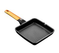 Poêle à griller en fonte d'aluminium à rayures orange BRA Efficient 28 cm