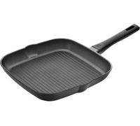 Poêle à griller rectangulaire en aluminium de 28 cm avec revêtement en PTFE