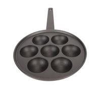 Poêle à griller Takoyaki - LIA - 7 Trous - Fonte Antiadhésive - Cuisson Saine - Chauffage Rapide