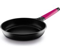 Poêle à induction - 28 cm - poignée amovible - rose - aluminium moulé