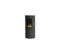 Poêle à l'éthanol de forme carrée en acier BESTFIRE COMPACT B Noir