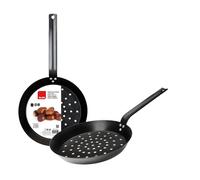 Ibili Poêle à châtaignes Moka 26 cm Acier Antiadhésif