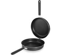 Poêle à omelette fusion 24 cm - Ibili - Noir - Aluminium Noir G