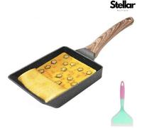 Poêle à omelette japonaise - Poêle à omelette antiadhésive - Poêle à omelette de 26 cm - Poêle à omelette antiadhésive