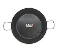 briebe Zafran Poêle à paella à induction 30 cm, 4 portions de paella, anti-adhésif ILAG écologique sans PFOA, épaisseur 3 mm, aluminium pressé, convient à toutes les cuisines, vitrocéramique, gaz