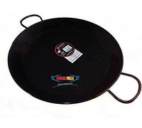 VAELLO - Plat à Paella en Métal Émaillé - Plat de Cuisson Résistant - Accessoire Cuisine Extérieure Facile à Nettoyer - Poêle à Paella à 2 Poignées, Ø 40 cm