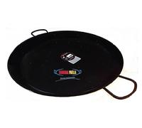 VAELLO - Plat à Paella en Métal Émaillé - Plat de Cuisson Résistant - Accessoire Cuisine Extérieure Facile à Nettoyer - Poêle à Paella à 2 Poignées, Ø 50 cm