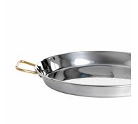 Poêle à paella en acier inoxydable Ø 70 cm