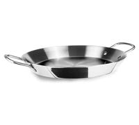 Poêle à paella Ibili 5ply Element 42 cm, argent Argent, taille unique