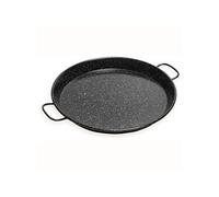 Poêle à Paella Induction 16 cm, Acier Emaillé, Mini Paella, Snack, Dégustation Levante Noir