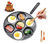 Poêle à Pancakes - ZESTLZ - Omelettes, Hamburge, Poele avec Revêtement Antiadhésive, 30 cm, pour Induction, Cuisinière à Gaz