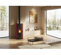Poêle à pellets chauny noir 9KW sortie dessus - GODIN - 493001