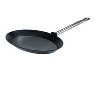 Poêle à poisson 40x28 en fonte d´aluminium revêtue TITANIUM Gastro Manche Inox GSW