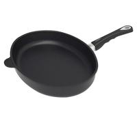 Poêle à poisson AMT GASTROGUSS à fond lisse, compatible avec l'induction, longueur : 410 mm