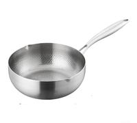 Poêle à pour lait pour titane 20cm Base 5 Couches Induction Poêle(24cm) | Base composite 5 couches, chauffe uniforme, compatible induction pour gaz électrique, évite les points chauds