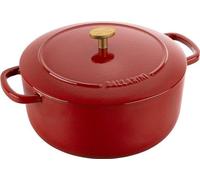 Poêle à rôtir ronde en fonte, 24 cm, 4,0 l, rouge