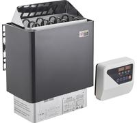 Poêle à sauna SucceBuy, 6 kW, 400 V, modèle portable pour l'intérieur et l'extérieur avec minuterie de 3 heures,numérique pour des pièces de 5 à 9 m³, convient pour la maison ou l'utilisation commerci