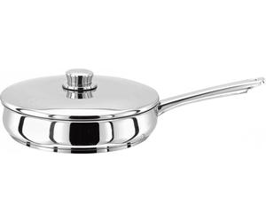 Poêle à sauter Stellar 1000, acier inoxydable, 24 cm, argent