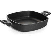 Poêle à servir en fonte d'aluminium, carrée 'Induktion Line' 28x28cm, H 7cm, noir