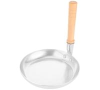 Poêle à Tamagoyaki Japonaise en Acier Inoxydable, Poignée Verticale | Chauffe Rapide, Usage Polyvalent Cuisine, Compatible Gaz, Finition Argentée, pour Chef ou Cuisinier