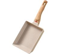 Poêle à tamagoyaki japonaise rectangulaire avec revêtement antiadhésif - Idéale pour les omelettes