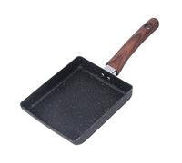 Poêle à Tamagoyaki, Poêle à Omelette Japonaise, Poêle à Omelette Rectangle Poêle à Oeufs Antiadhésive Poêle Outils De Cuisine Pour la Cuisine à Domicile - Gris(L)