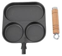 Poêle à œufs antiadhésive, ensemble de 3 poêles pour le petit-déjeuner