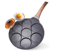 Poêle à œufs en granit 7 trous BLACK&WOOD 26 cm
