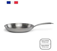 Poêle inox Brigade 28 cm