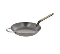 De Buyer Poêle à frire MINERAL B 32 cm, manche en bois