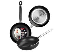 Poele Alu I Chef Manche Inox Profonde 28 Cm