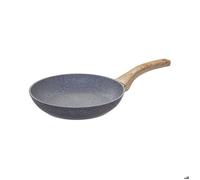 Secret de Gourmet Poêle en aluminium forgé Nature aspect pierre 24 cm