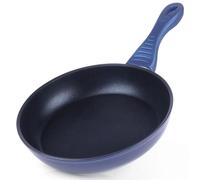 Poêle antiadhésive avec revêtement en diamant - Poêle de cuisson - 20 cm - Aluminium - Compatible avec les plaques de cuisson à gaz et à induction - Noir