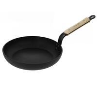 POÊLE Ø 24 cm Antiadhésive Poêle à frire induction Alu DE BUYER Choc B Bois