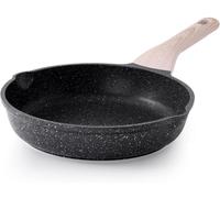 Poêle antiadhésive de 24 cm, compatible avec les plaques à induction, revêtement en granit, sans , adaptée à tous types de plaques de cuisson