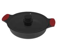Poêle antiadhésive de 28 cm, avec fond en aluminium de 5,5 mm, compatible avec les plaques à induction