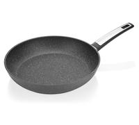 Poêle antiadhésive de 30 cm, revêtement en pierre naturelle, avec couvercle