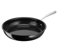 Poêle antiadhésive de 30 cm, revêtement en titane, résistante aux rayures, compatible avec les plaques à induction