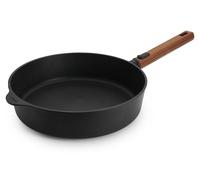 Poêle antiadhésive, diamètre 28 cm, hauteur 7 cm, avec manche en bois