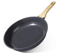 Poêle antiadhésive en granit, induction, gris, 26 cm