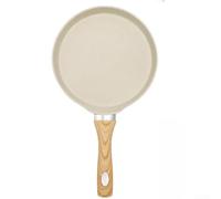 Poêle Antiadhésive Pierre 22/26/28cm Manche pour bois Poêle Antiadhésive | Revêtement pierre pour premium, antiadhésif pour efficace, libération pour facile des aliments, lavage rapide, set complet 3