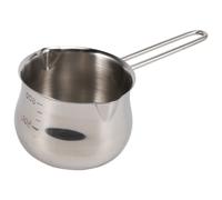 Poêle Antiadhésive Pot À Lait Pot de Chauffage Fondu Au Chocolat Au Beurre Réchaud Petite Casserole Pot À Fromage Avec Becs Verseurs