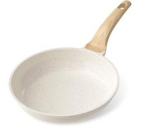 Poêle Antiadhésive-YASHE 20 cm Effet Pierre,Cuisson Homogène, Compatible Tous Feux dont Induction,Idéale Œufs et Pancakes, Sans PFOA