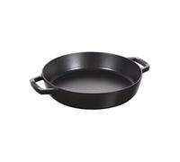Poêle avec 2 poignées 26 cm, Fonte, Noir mat