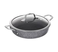 Poêle BALLARINI - Serving pan - Revêtement anti-adhésif - Couvercle inclus - 24 cm - Gris