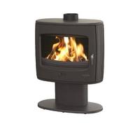 Poêle bois bûche GODIN Eliot 8Kw - Anthracite - 388131