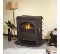 Poêle bois bûche GODIN Petit Carvin 9Kw - Anthracite - 366102