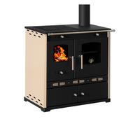 Poêle bois Eco LUX Ivory 7 38 kW Plaque fonte & fourneau