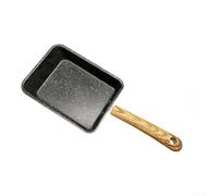 Poêle carrée Tamagoyaki 36 cm Maifan Stone sans manche en bois | Maifan Stone Poêle carrée sans revêtement, base en fer pour cuisson à basse température, 36 cm pour Tamagoyaki